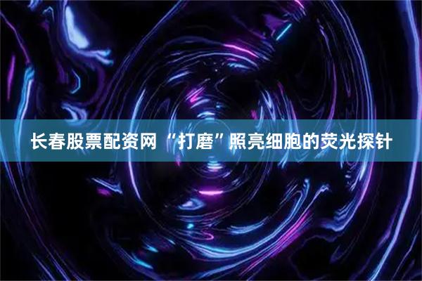 长春股票配资网 “打磨”照亮细胞的荧光探针